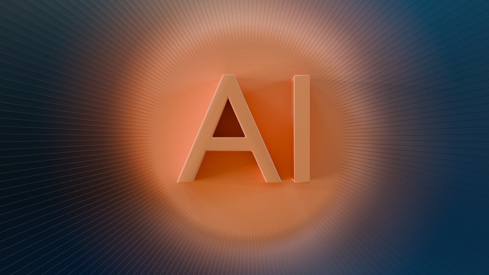 AI agent workflow interface on a laptop