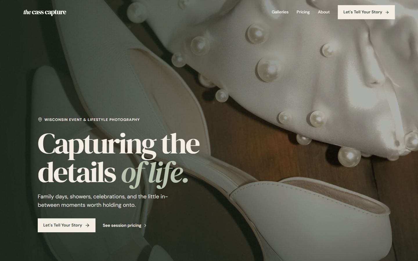 The Cass Capture website preview