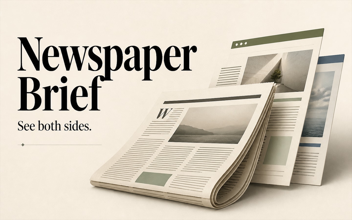 Newspaper Brief website preview